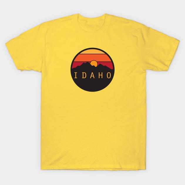 Idaho Sunset T-Shirt by GrumpyDog